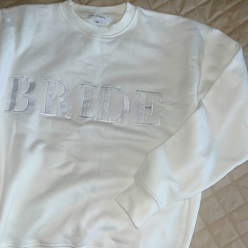 BRIDE White Sweatshirt M - BRAND NEW
